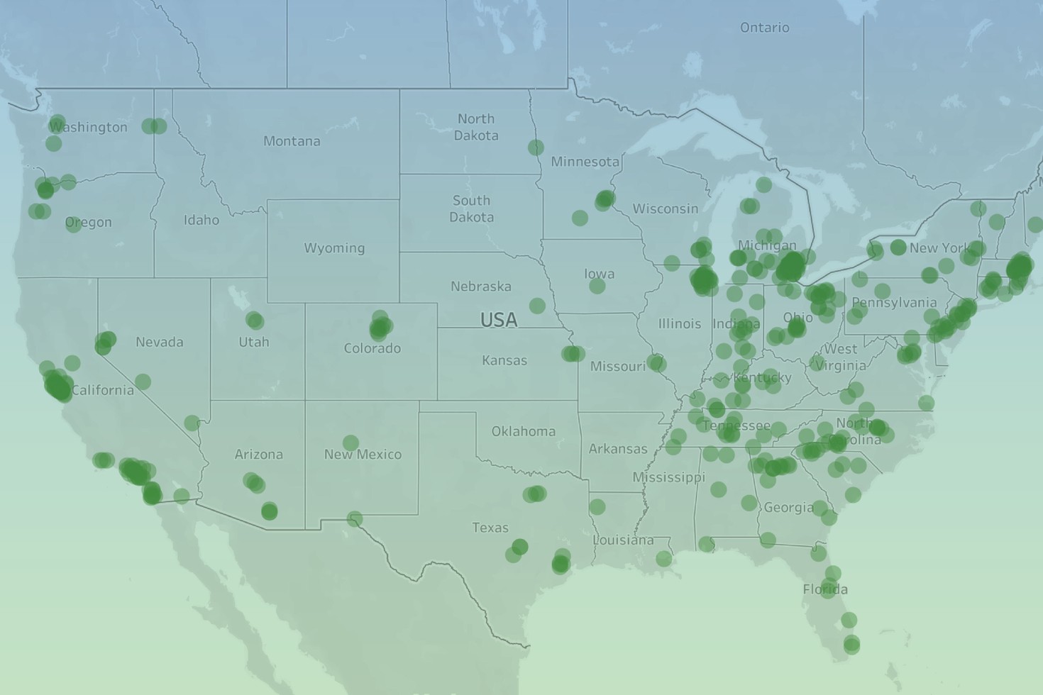 EV Map 25 Update