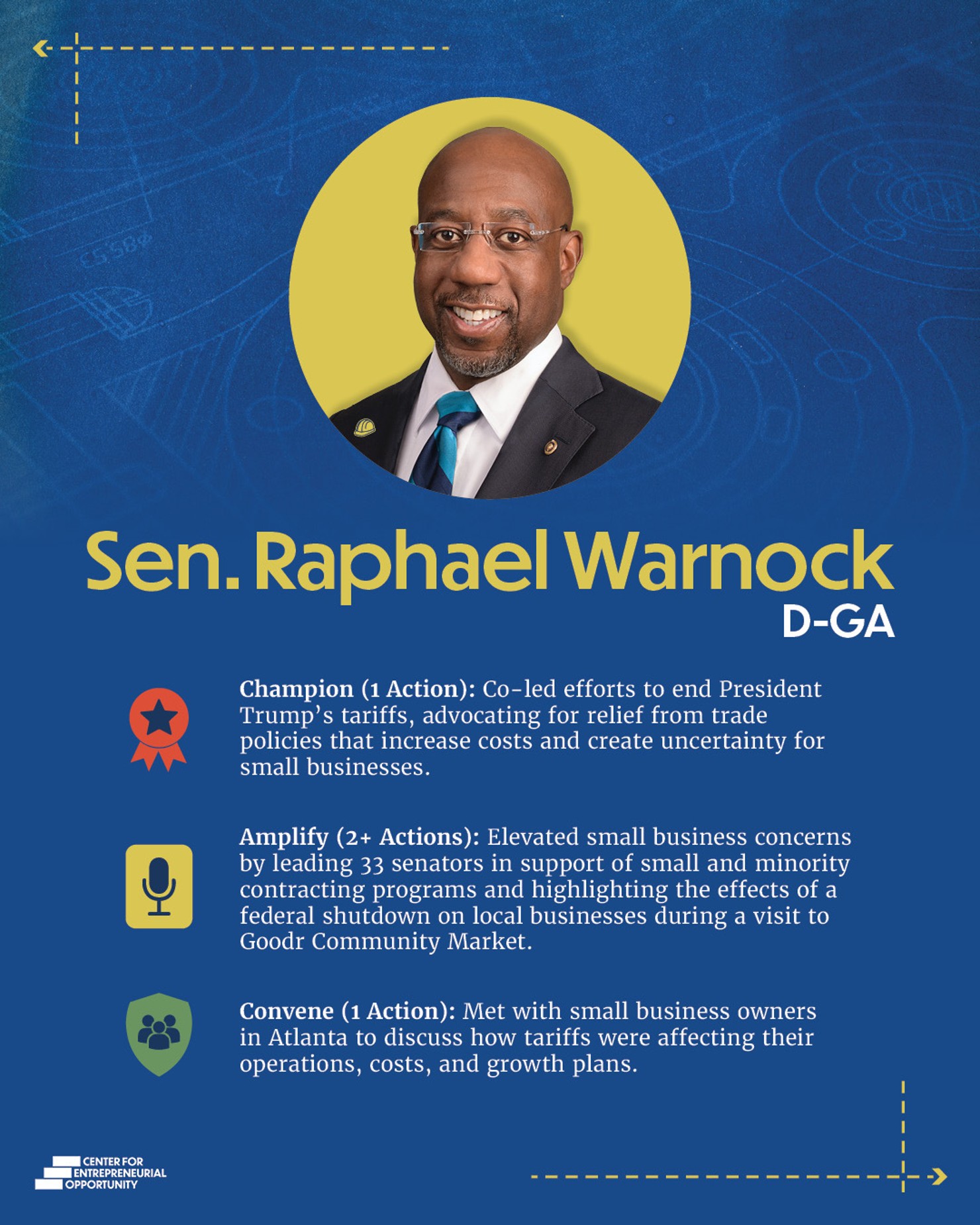 CEO Builder Challenge Cards Warnock