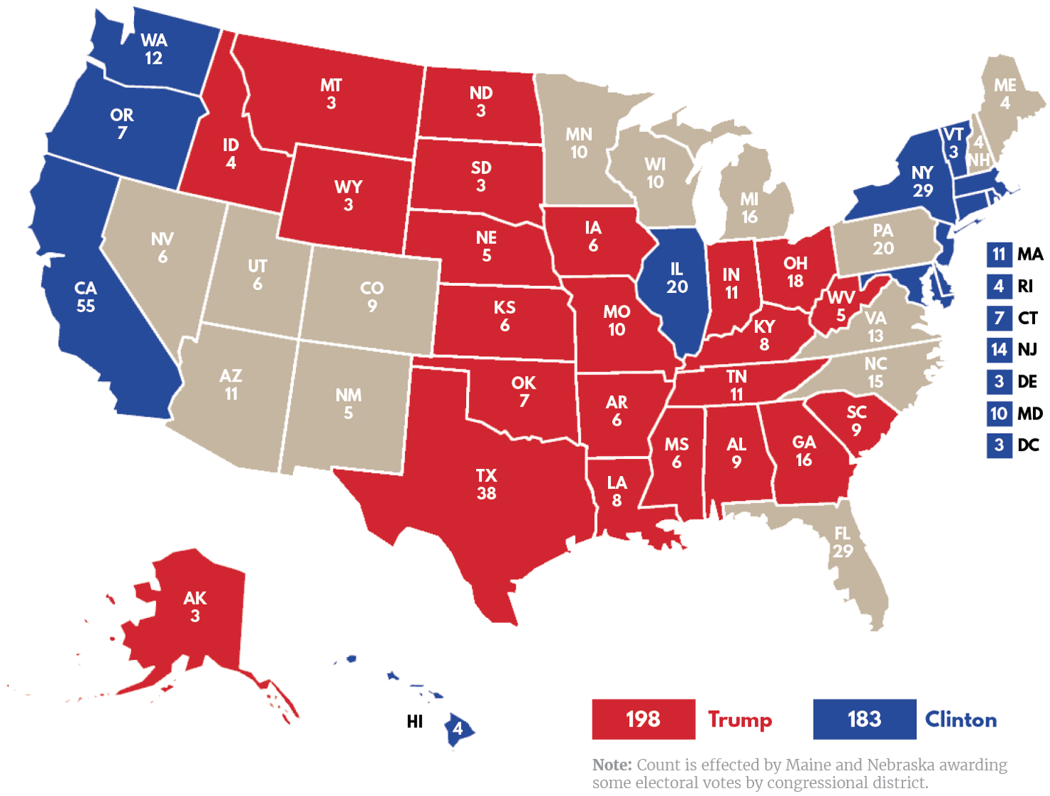 Trump-Hillary_States_Map