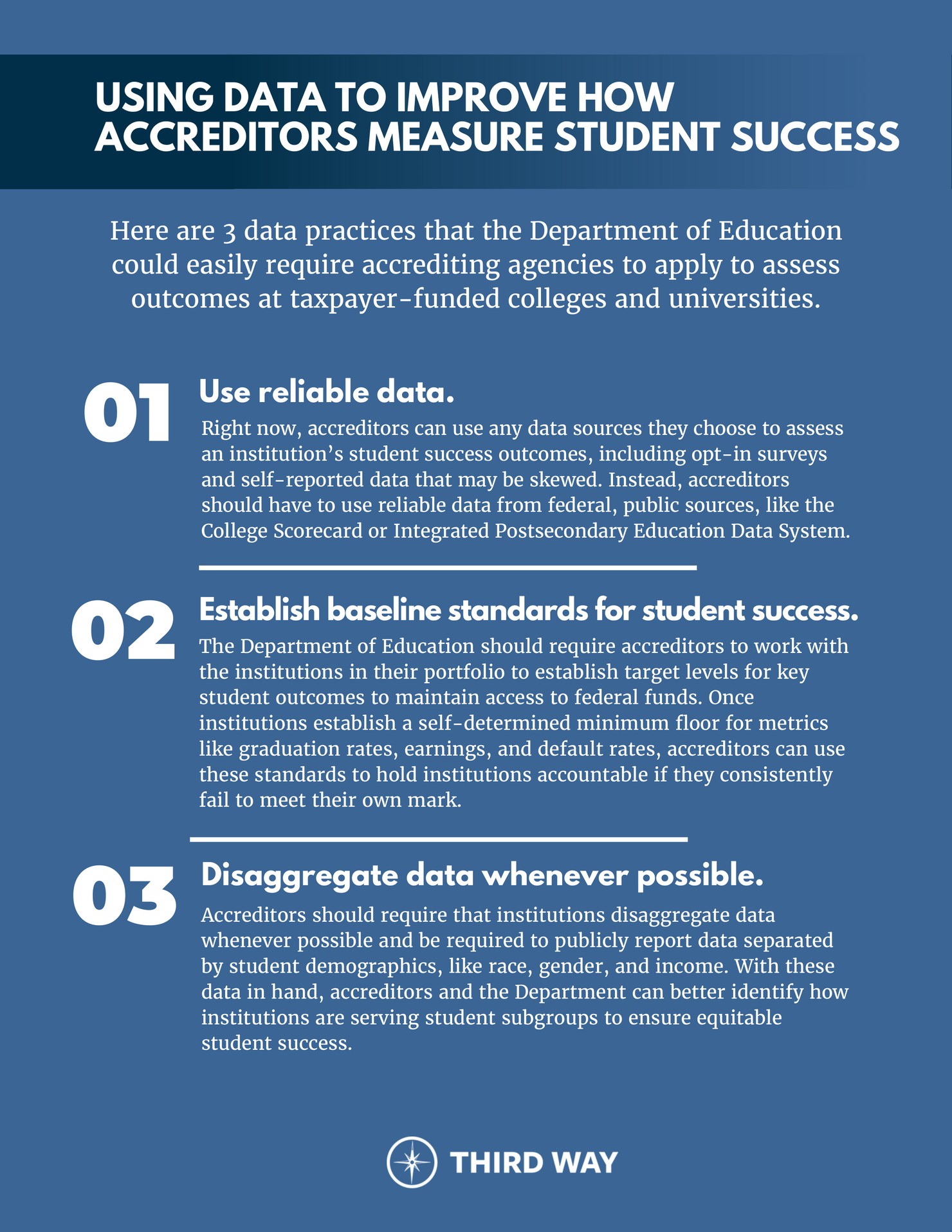 Using Data to Improve How Accreditors Measure Student Success