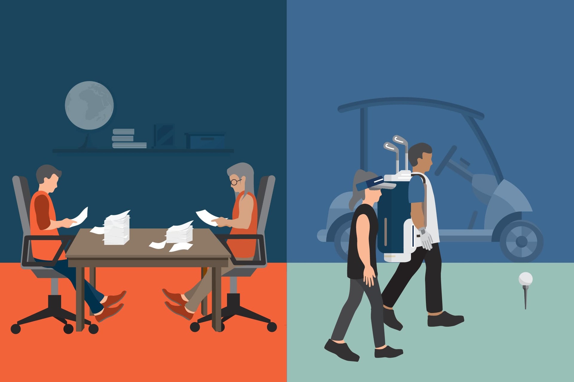 HG Two economies two different retirements