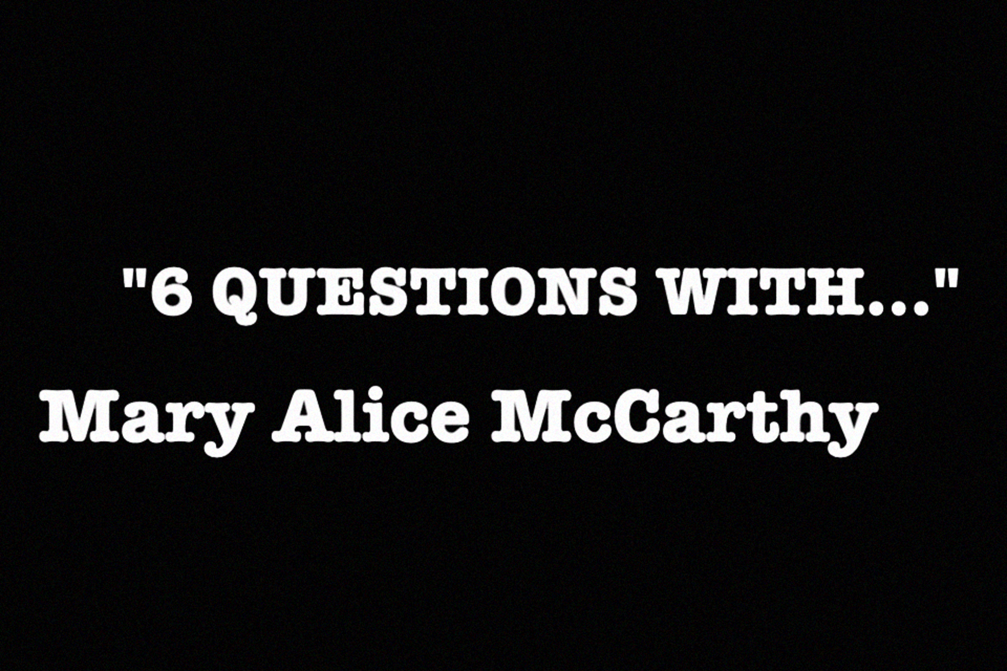 HG Six Questions MAMC
