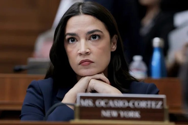 Alexandria ocasio cortes slams charlie kirk rethoric house resolution