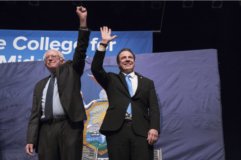 Sanders Cuomo Free College Wsj