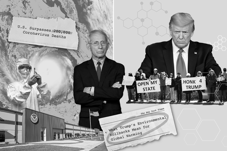 Trust in Science Header Graphic BW