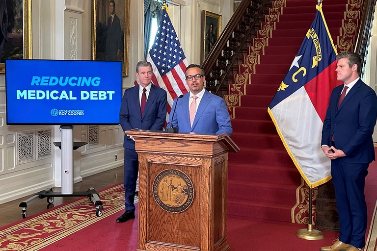 Medical debt header graphic