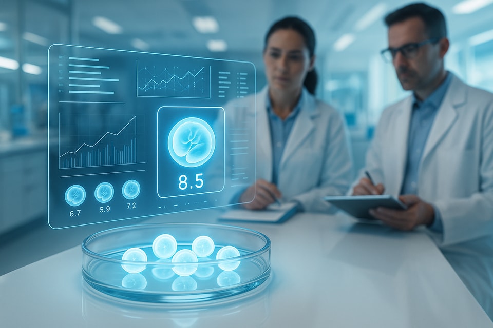 Futuristic IVF Laboratory in Action