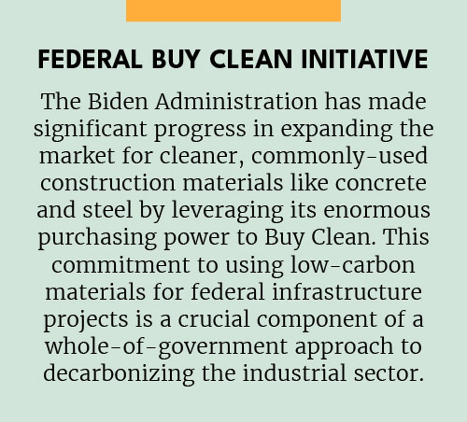 federal buy clean initiative