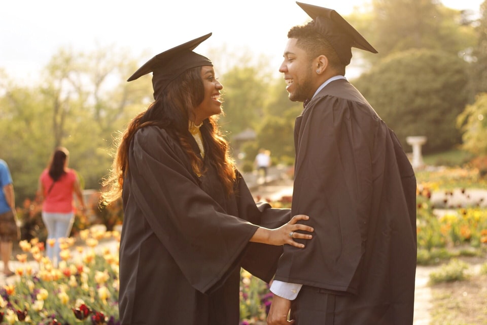 Smiles and laughs with the graduates t20 Jad QZR