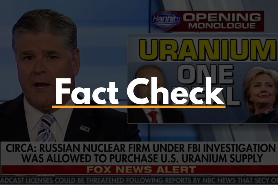 Uranium One Fact Check