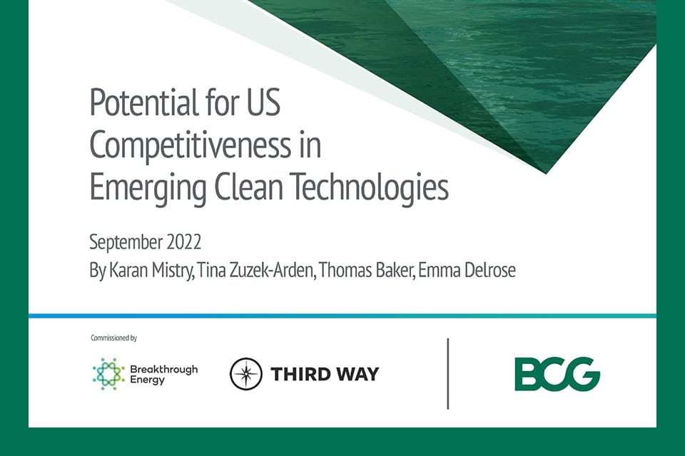 HG Potential for US Competitiveness in Emerging Clean Technologies v4