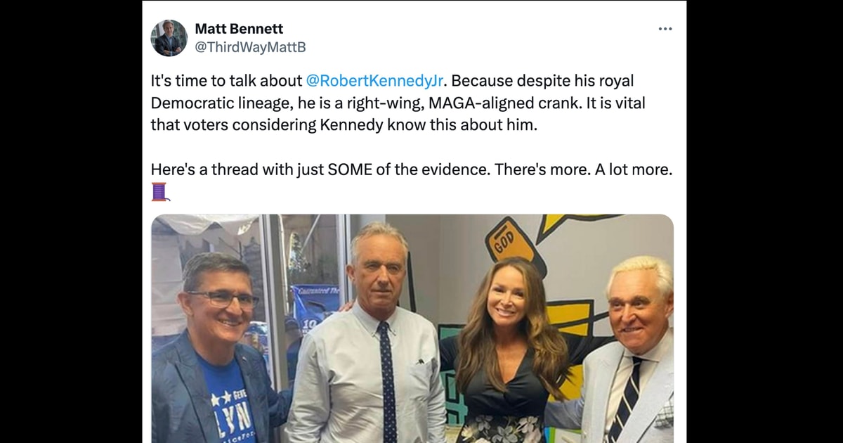 The Extensive Evidence that RFK Jr. is a Right-Wing, MAGA-Aligned